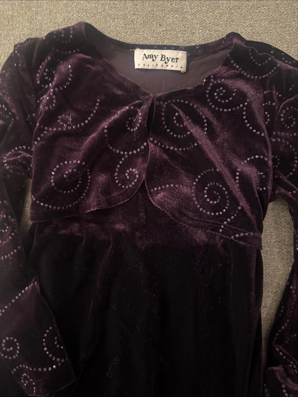 Amy Byer velvet long